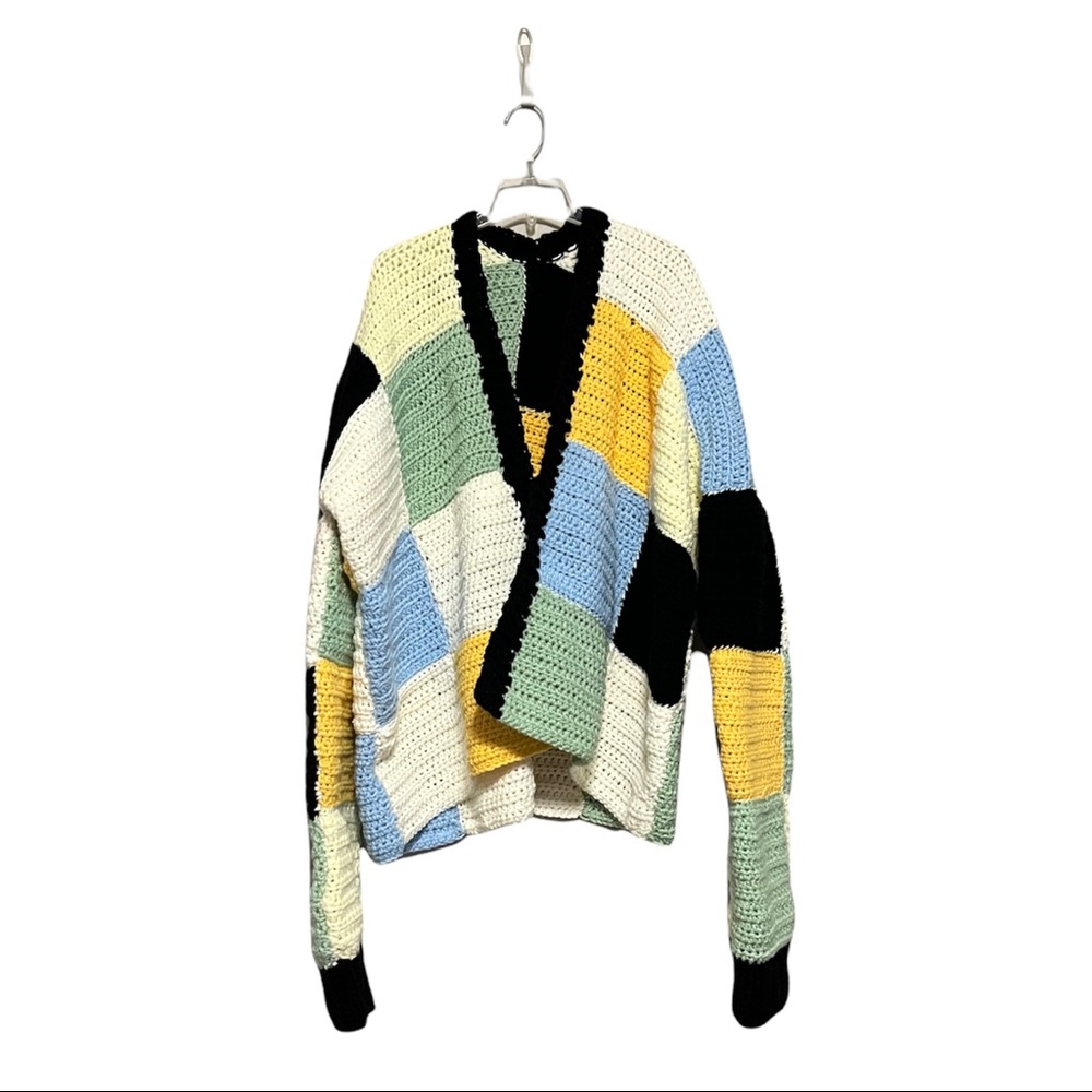 Handmade crotchet Granny Sweater (measurements included)
